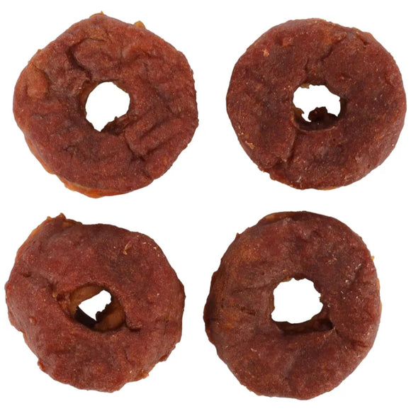 Flamingo Hapki Duck Donut Treats – Soft Donut-Shaped Snacks with Real Duck, 95g Pack