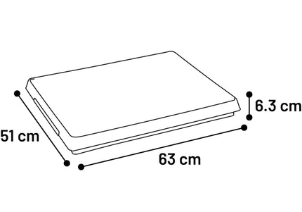Flamingo Dog Toilet – Artificial Grass Litter Box, 65x51cm, Easy-Clean Design