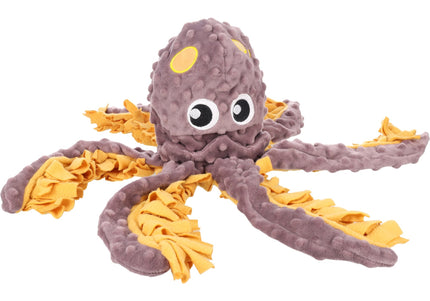 Flamingo Sniffing Carpet Puppy Squid – Interactive Rustling Octopus Enrichment Toy, 47cm