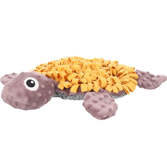 Flamingo Sniffing Carpet Turtle – Interactive Pink Mat with Squeaker, 38cm, Engaging Design