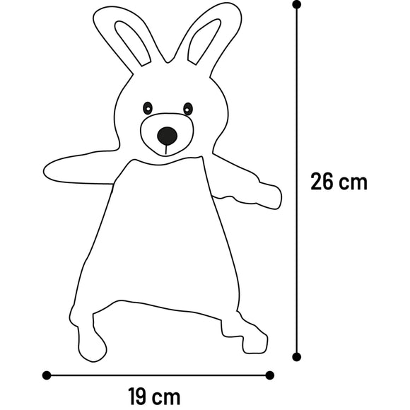 Flamingo Roza Rabbit Pink Dog Toy – Soft Plush Rustling Rabbit, Engaging Playtime