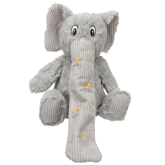 Flamingo Hida Elephant Grey Treat Toy – Ultra-Soft Plush Elephant, Gentle Chew Companion