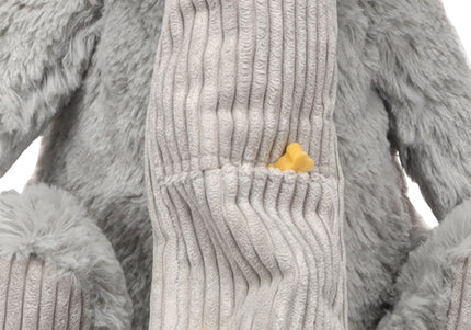 Flamingo Hida Elephant Grey Treat Toy – Ultra-Soft Plush Elephant, Gentle Chew Companion