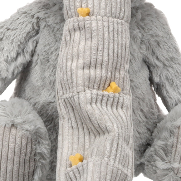 Flamingo Hida Elephant Grey Treat Toy – Ultra-Soft Plush Elephant, Gentle Chew Companion