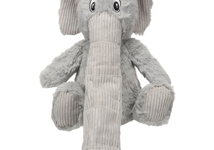 Flamingo Hida Elephant Grey Treat Toy – Ultra-Soft Plush Elephant, Gentle Chew Companion