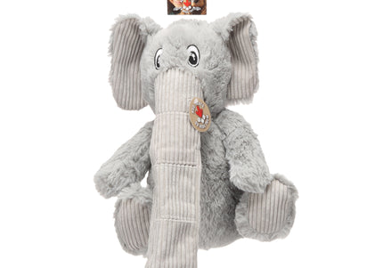 Flamingo Hida Elephant Grey Treat Toy – Ultra-Soft Plush Elephant, Gentle Chew Companion