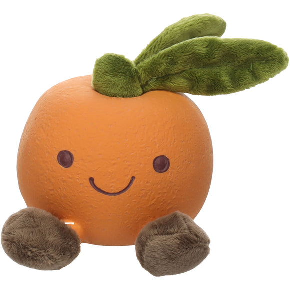 Flamingo Citri Orange Squeaker Toy – Soft Chewable Plush with Engaging Sound