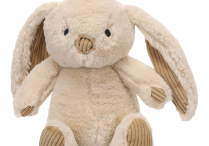 Flamingo Roegie Rabbit Mascot – Large Beige Plush Cuddly Toy, Soft and Durable