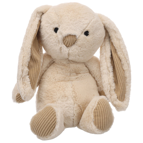 Flamingo Roegie Rabbit Plush Mascot – Soft Beige Cuddly Toy, Small Size