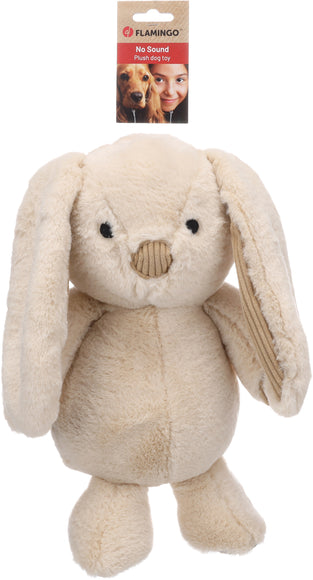 Flamingo Roegie Rabbit Mascot – Large Beige Plush Cuddly Toy, Soft and Durable