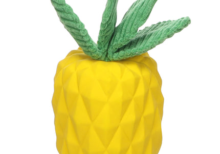 Flamingo Seezo Pineapple Rubber Toy – Durable Squeaky Chew with Fun Sound Effects