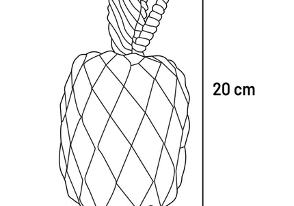 Flamingo Seezo Pineapple Rubber Toy – Durable Squeaky Chew with Fun Sound Effects