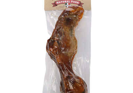 Flamingo Pork Hip Bone with Meat 350g – Natural Pork Thigh Bone, Long-Lasting Chew Treat