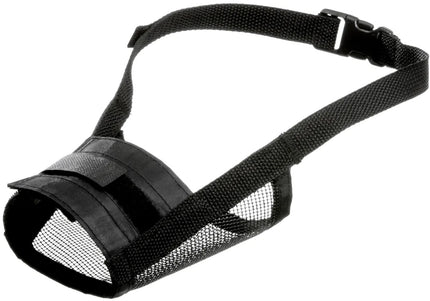 Flamingo Teddie Mesh Dog Muzzle – Adjustable, Breathable Design, Size M/L