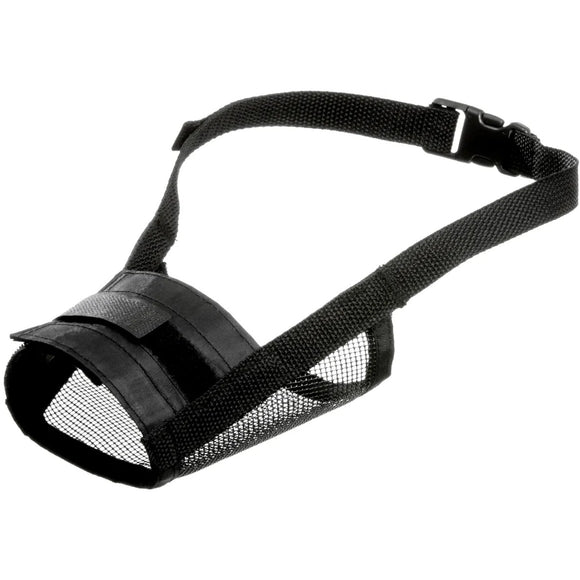 Flamingo Teddie Mesh Dog Muzzle – Adjustable, Breathable Design, Size M/L