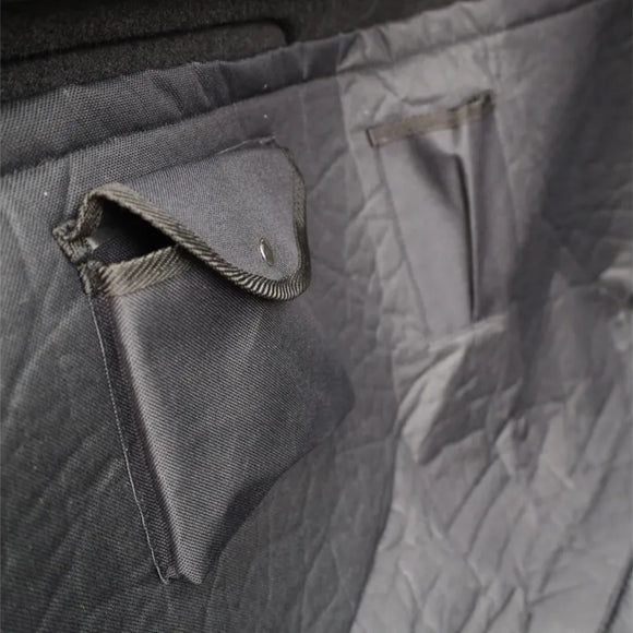 Flamingo Aiko Black Trunk Cover 163x125cm – Protective Car Mat with Bumper Guard