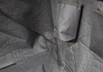 Flamingo Aiko Black Trunk Cover 163x125cm – Protective Car Mat with Bumper Guard