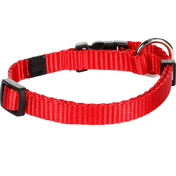 Flamingo Ziggi Small Nylon Collar 20-35cm – Adjustable, Lightweight, Beige Design