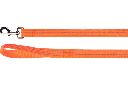 Flamingo Ziggi Reflective Leash – Neon Orange, 100cm Length, Enhanced Visibility