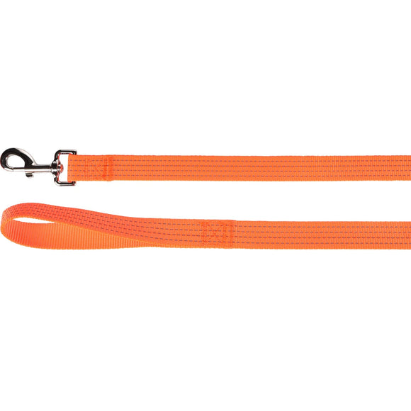 Flamingo Ziggi Reflective Leash – Neon Orange, 100cm Length, Enhanced Visibility
