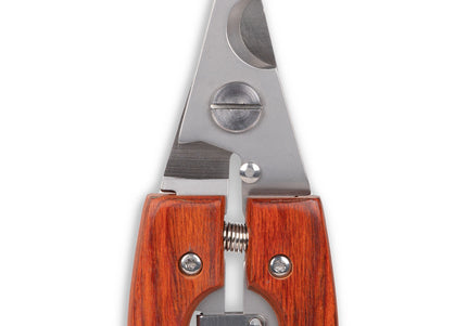 ShowTech Trendy Nail Clipper L – Rosewood Handle, Precision Stainless Steel Blades, Ergonomic Design