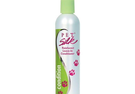 Pet Silk Rainforest Leave-In Conditioner 300ml – Antistatic Moisturizing Coat Spray with Tropical Scent