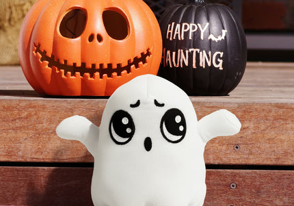 Dashi Halloween Plush Toy Boo – Soft Ghost Dog Stuffed Animal, Festive Collectible