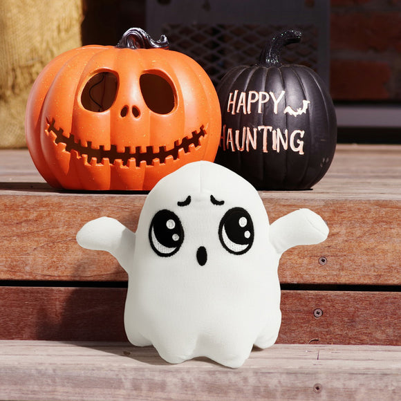 Dashi Halloween Plush Toy Boo – Soft Ghost Dog Stuffed Animal, Festive Collectible
