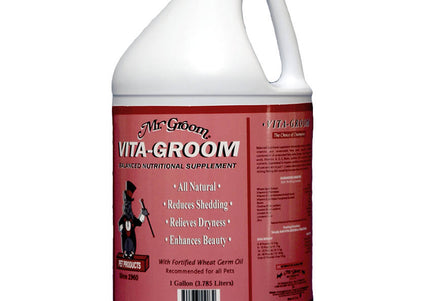 Mr. Groom Vita-Groom Skin Health Supplement – 3.8L Liquid Formula, Supports Healthy Coat