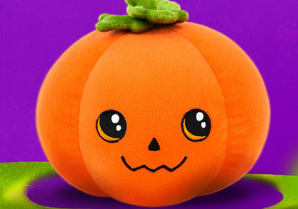 Dashi Halloween Plush Toy Jackie – Soft Pumpkin-Shaped Dog Plush, Festive and Durable Design