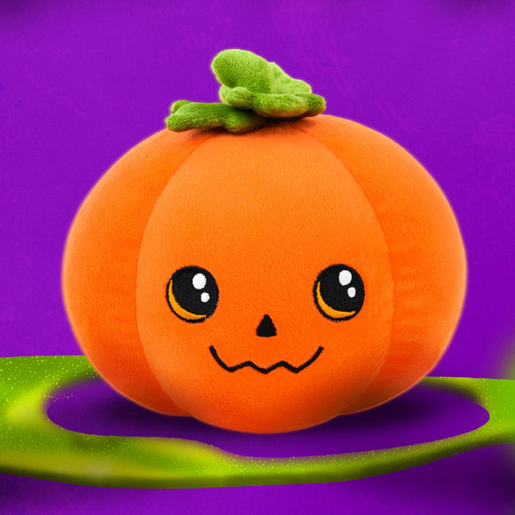 Dashi Halloween Plush Toy Jackie – Soft Pumpkin-Shaped Dog Plush, Festive and Durable Design