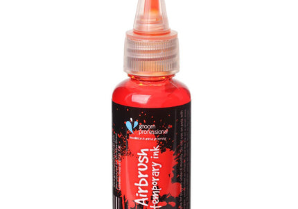 Groom Professional Airbrush Temporary Ink 30ml – Brown, Quick-Drying Color Formula
