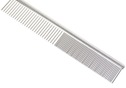 Madan Professional Face Steel Comb 13cm – Mixed Tooth Spacing, Precision Detailing Tool