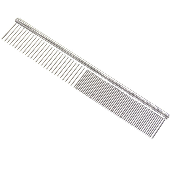 Madan Professional Face Steel Comb 13cm – Mixed Tooth Spacing, Precision Detailing Tool