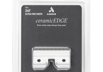 Andis CeramicEdge 26T Ultra Fine-Tooth Cutter – Ceramic Blade Insert with 26 Precision Teeth