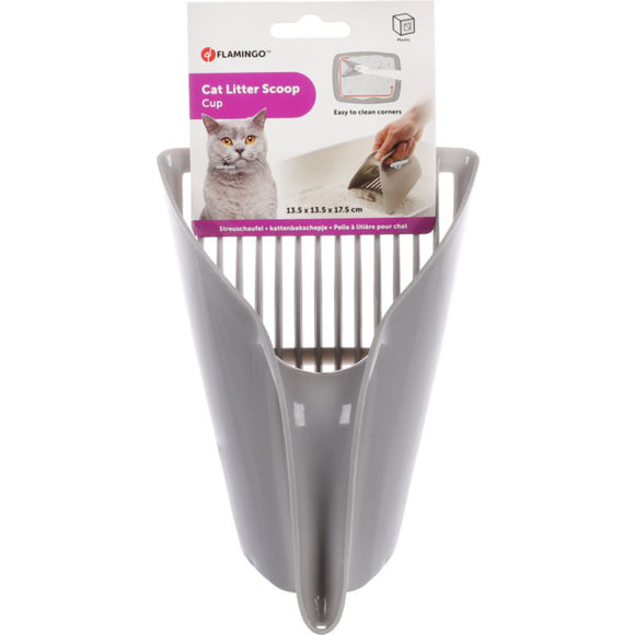 Flamingo Cat Litter Scoop Cup – Durable Shovel Design with Easy-Grip Handle for Fast Cleaning