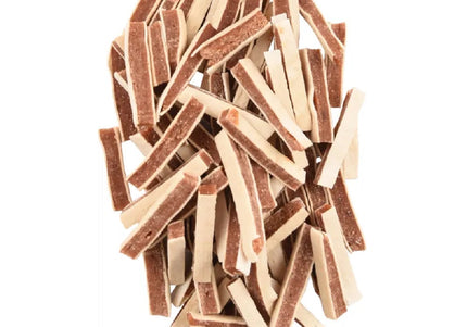 Flamingo Hapki Salmon Sushi Strips 85g – Soft Cat Treats with Salmon and Pollock, High-Protein Snack