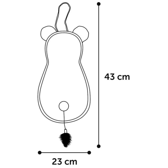 Flamingo Vora Scratching Mat 23x43cm – Durable Sisal Surface, Compact Design for Daily Use