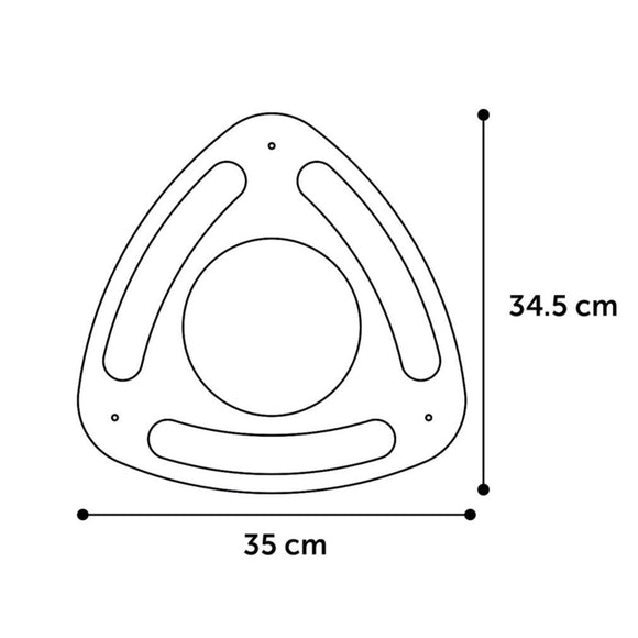 Flamingo Cat Scratching Triangle – Cardboard Post with Catnip, Three Balls, Interactive Design