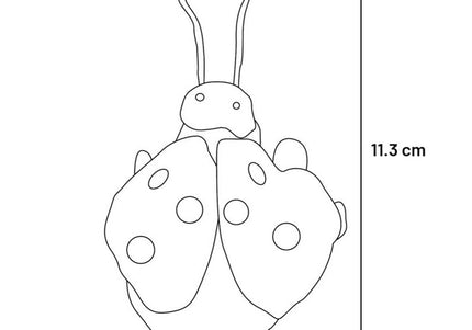 Flamingo Cat Zingu LadyBug Plush Toy – Small Catnip-Infused Ladybug, Soft and Engaging