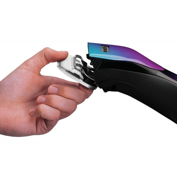 Andis Pulse ZR II Cordless Clipper Purple Galaxy – 5-Speed, 2 Batteries, CeramicEdge Blade 1.5mm