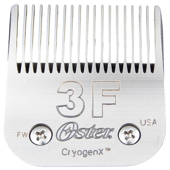 Oster Cryogen No. 3F Clipper Blade – 13mm Precision Snap-On, Durable Steel Construction