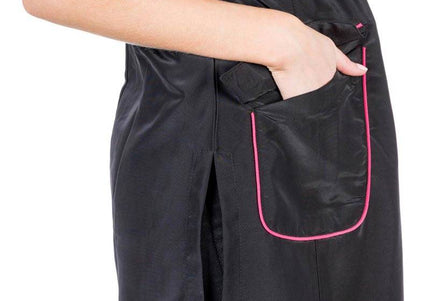Groom Professional Verona Grooming Tunic – Black and Pink, Lightweight Comfortable Design
