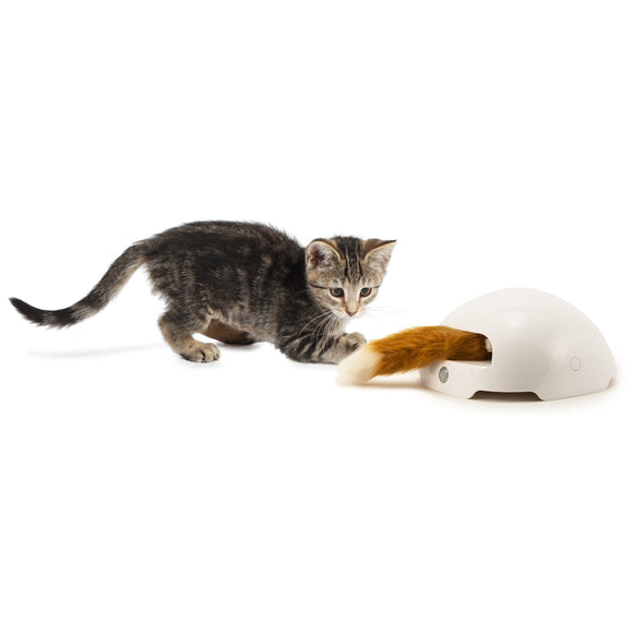PetSafe Fox Den Automatic Cat Teaser – Interactive Motion Toy with Realistic Fox Tail