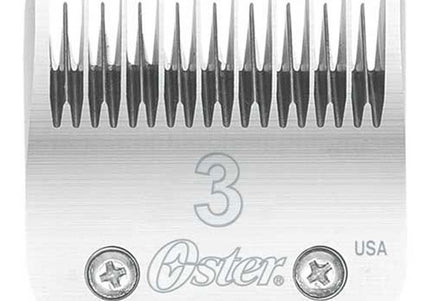 Oster Cryogen No. 3F Clipper Blade – 13mm Precision Snap-On, Durable Steel Construction