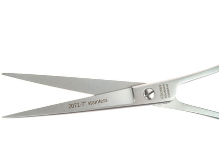 Gotta Solingen 7" Curved Grooming Scissors – Precision Micro-Grind Blade, Ergonomic Design