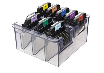 Wahl Stainless Steel Snap-On Blade Attachments Set – 8 Durable Precision Combs for Clipper Blades