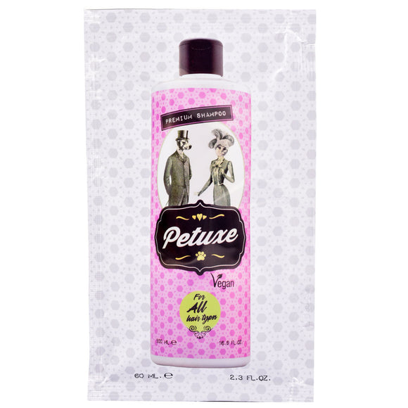 Petuxe All Hair Types Shampoo – Vegan Universal Formula, Gentle Cleansing for Every Coat, 50ml