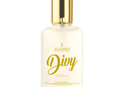 FluidoPet Natural Perfume Divy 50ml – Captivating Freesia and Spring Flower Scent, Long-Lasting Formula