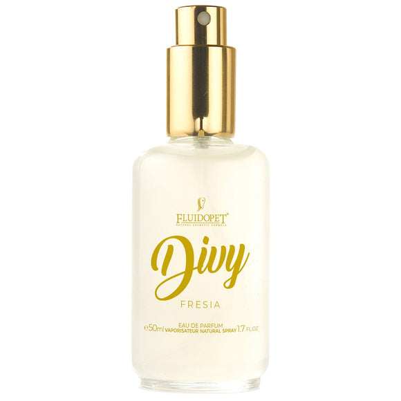 FluidoPet Natural Perfume Divy 50ml – Captivating Freesia and Spring Flower Scent, Long-Lasting Formula